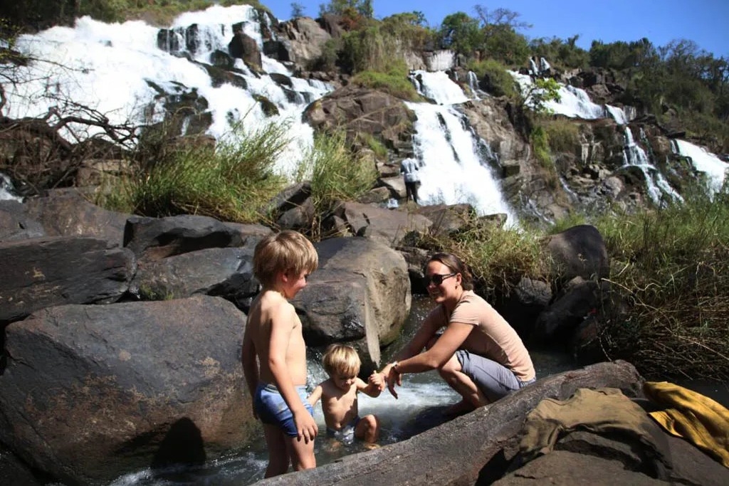 Aruu Falls in Uganda