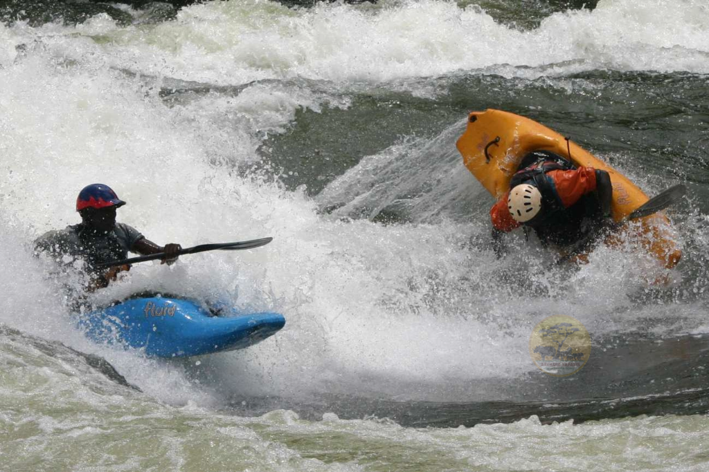 Kayaking in Uganda