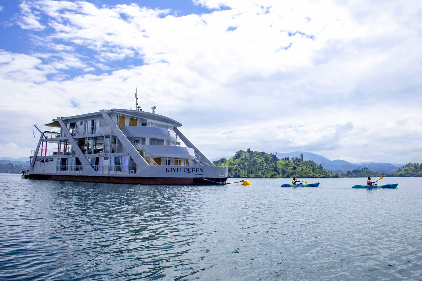 Boat Cruise at L. Kivu