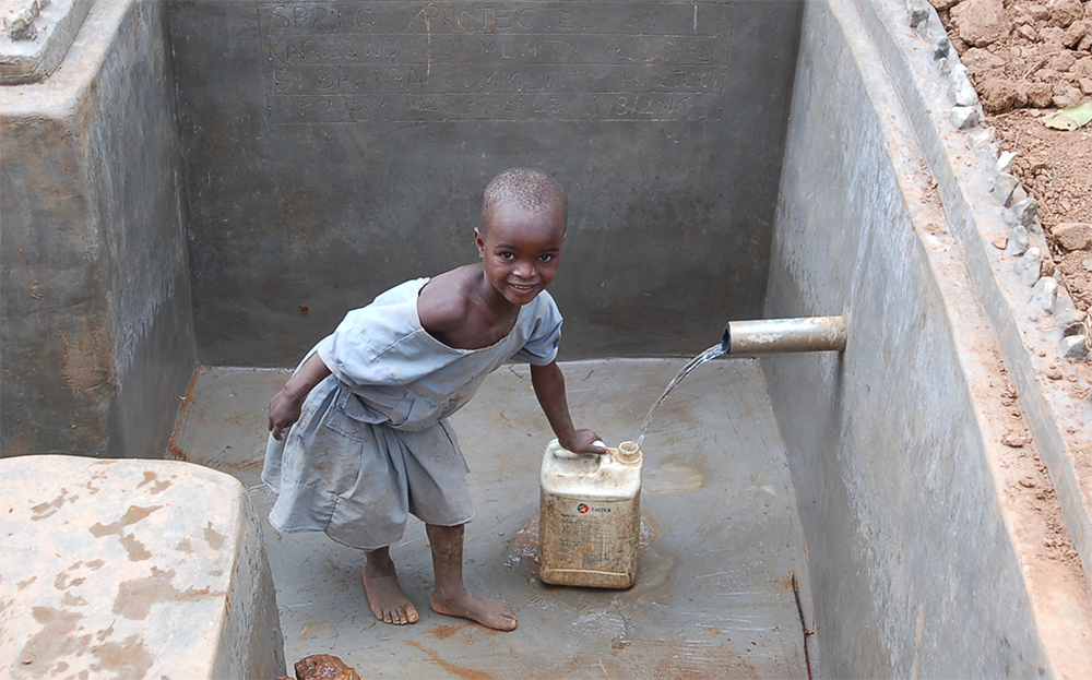 Spring Water Project for Bakiga Lodge of Bwindi Ruhija Sector