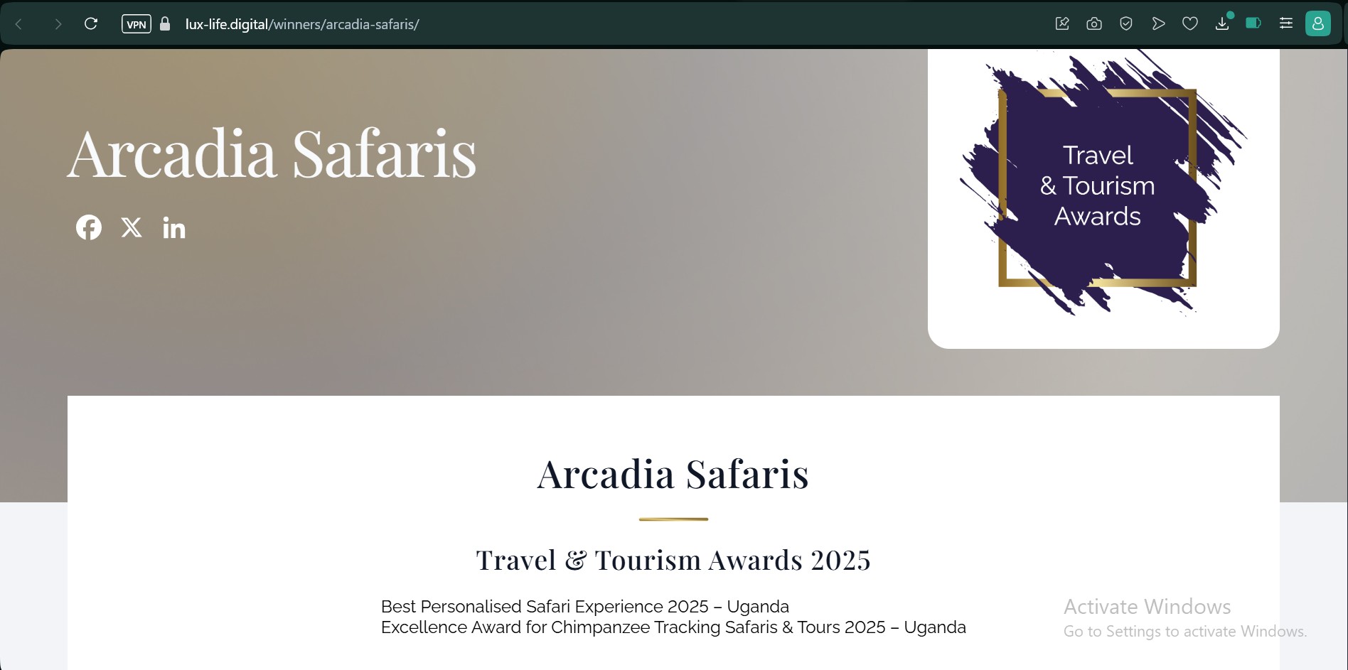Best Personalised Safari Experience & Chimpanzee Tracking 2025