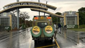 Arriving at Murchison Falls National Park