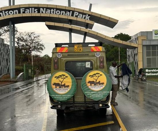 Arriving at Murchison Falls National Park
