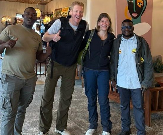 Our Guests being welcomed by our team in Tanzania