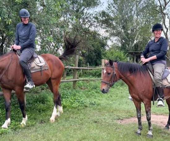 Our Guests during Horseback Riding at Lake Mburo National Park