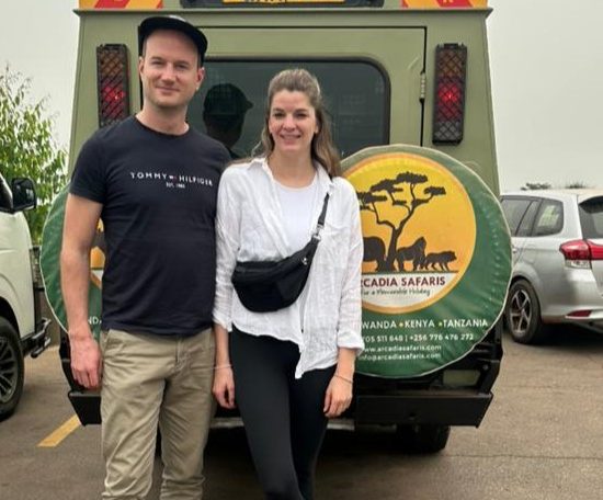 Our Guests getting ready for their Safari