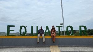 Photo moment at Kikorongo Equator
