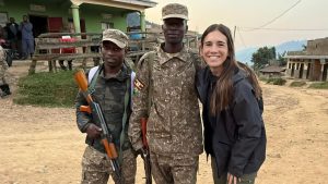 Photo moment with the Park Rangers after Gorilla Habituation